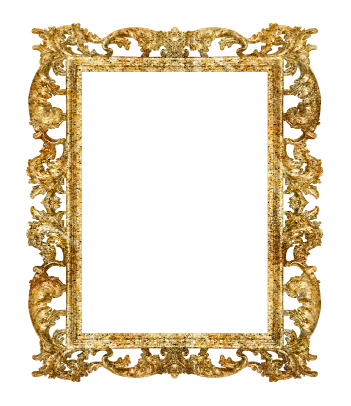 Baroque Frame Png Photos (black)