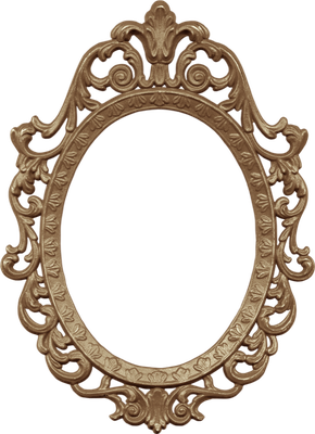 Baroque Frame Png (black, gray)