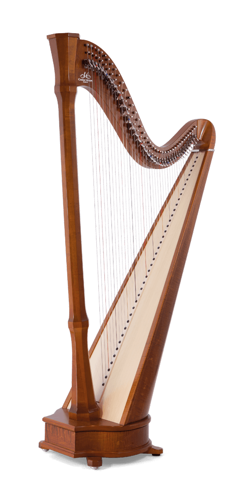 Harp Png Image (indigo, black, gray, pink)