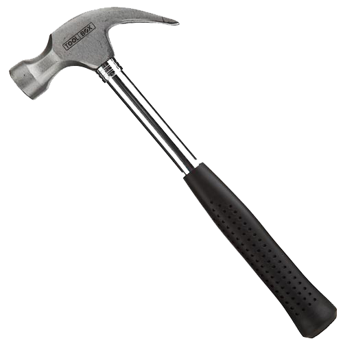 Carpenter Hammer Png Image (lavender, black, gray, white)