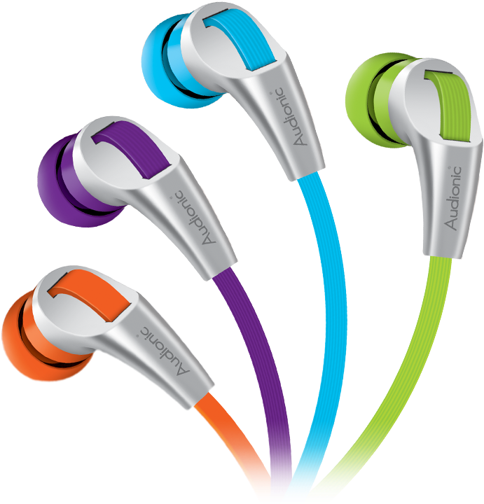 Earphone (chocolate, olive, purple, black, greenish blue)