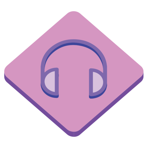 Earphone Free Png Icon (plum, black, gray)