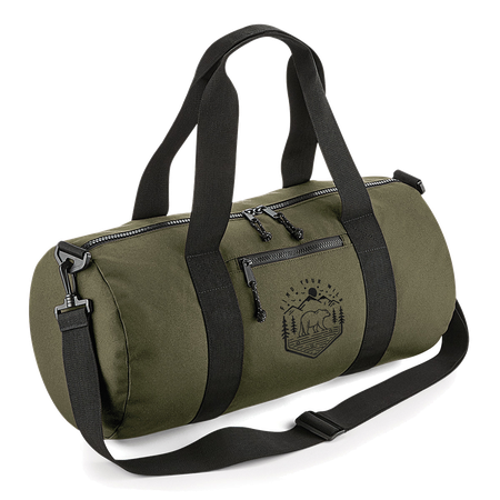 Barrel Bag Png Free Download (white, black, gray)