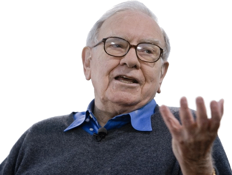 Warren Buffett Png (indigo, black)