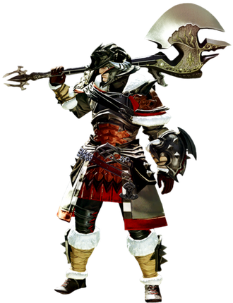 Warrior Transparent Png (black, white)