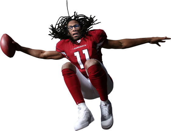 Larry Fitzgerald Png Pic (white, black)