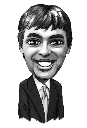 Larry Page Png File (white, black)