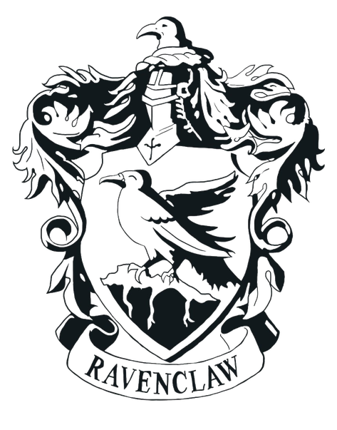 Harry Potter Ravenclaw House Png File (black)