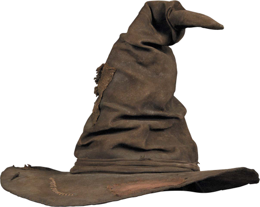 Harry Potter Sorting Hat Png Clipart (black, olive, gray)