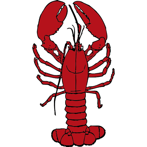 Larry The Lobster Background Png (maroon, black)