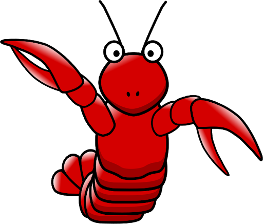 Larry The Lobster Png Background Image (red, maroon, black)