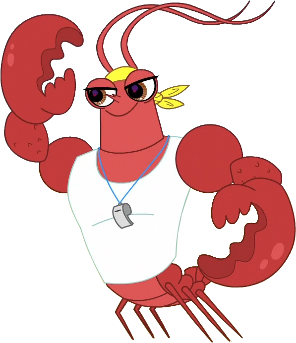 Larry The Lobster Png File (white, chocolate, black, salmon)