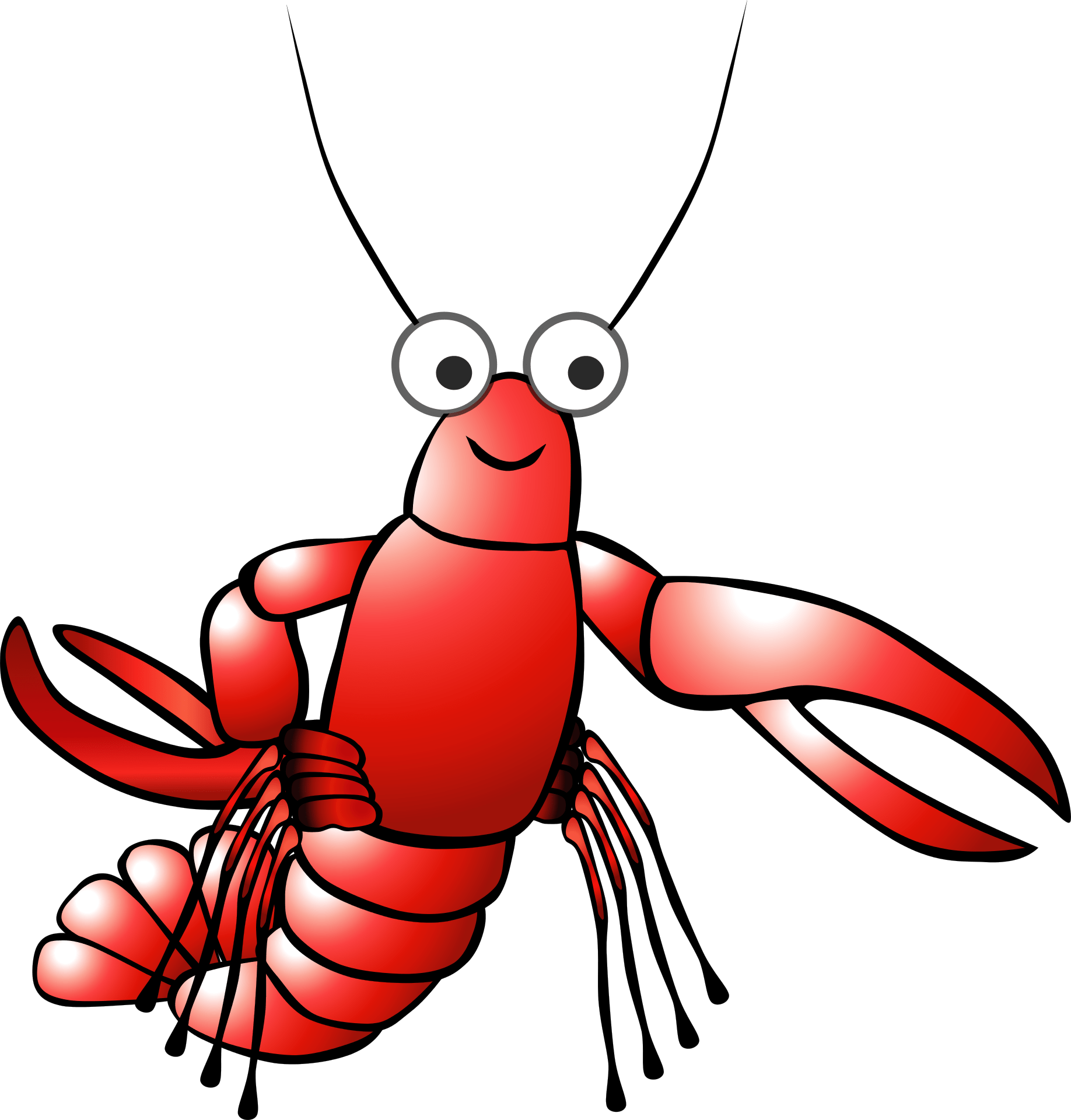 Larry The Lobster Png Pic (gray, white)