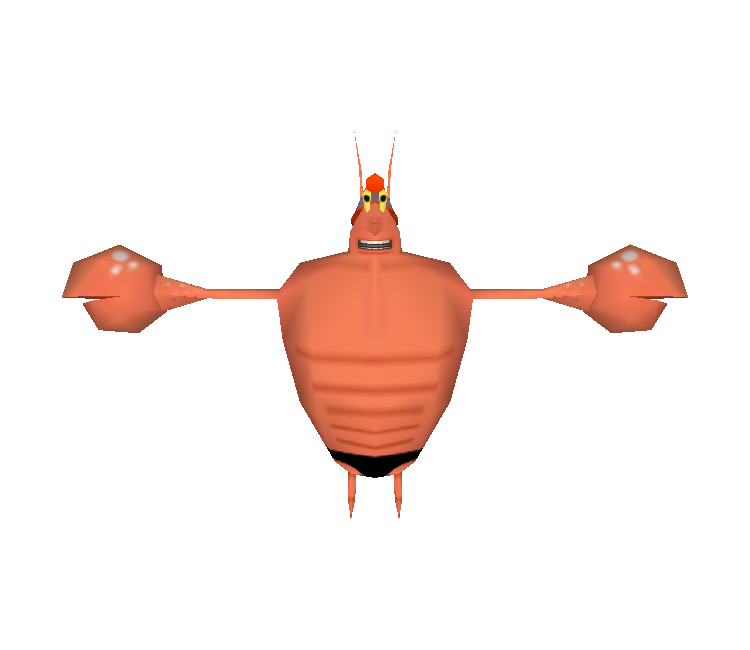 Larry The Lobster Png Transparent Image (white, salmon)