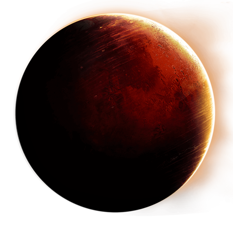 Mars Png Photo (black, red, white)