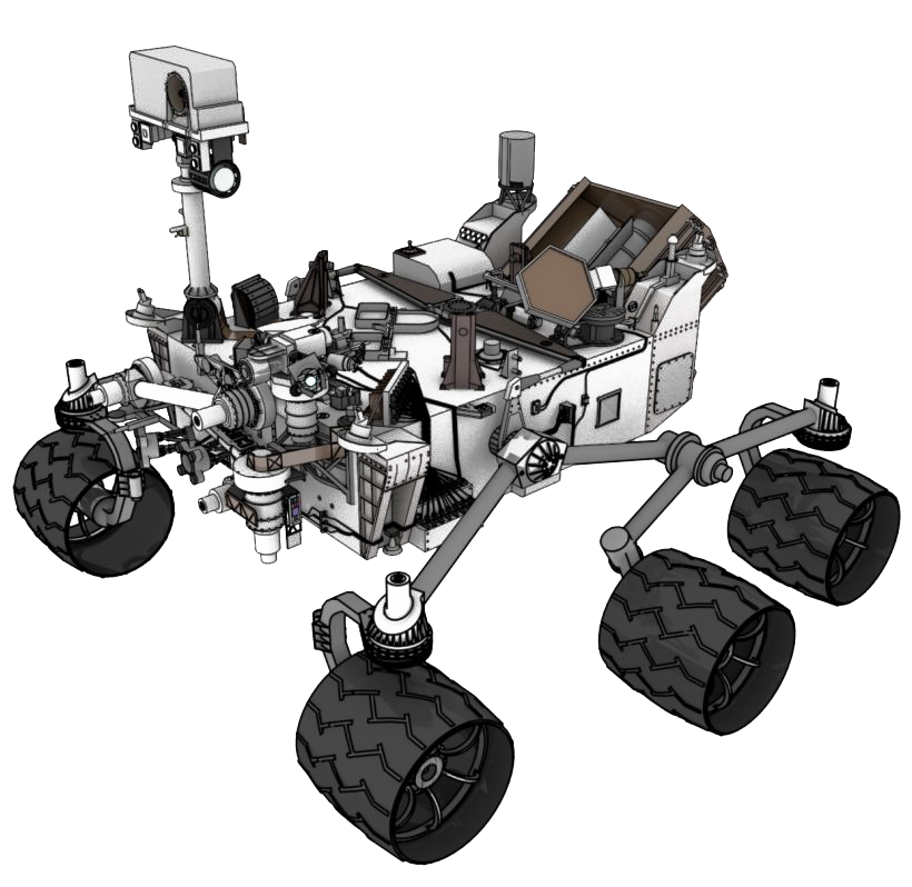 Mars Rover Png Picture (indigo, black, white)