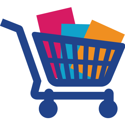 Cart Png Clipart (orange, purple, teal, black, navy)