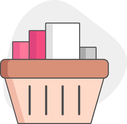 Cart Free Png Icon Download (salmon, white, black, lavender, pink)