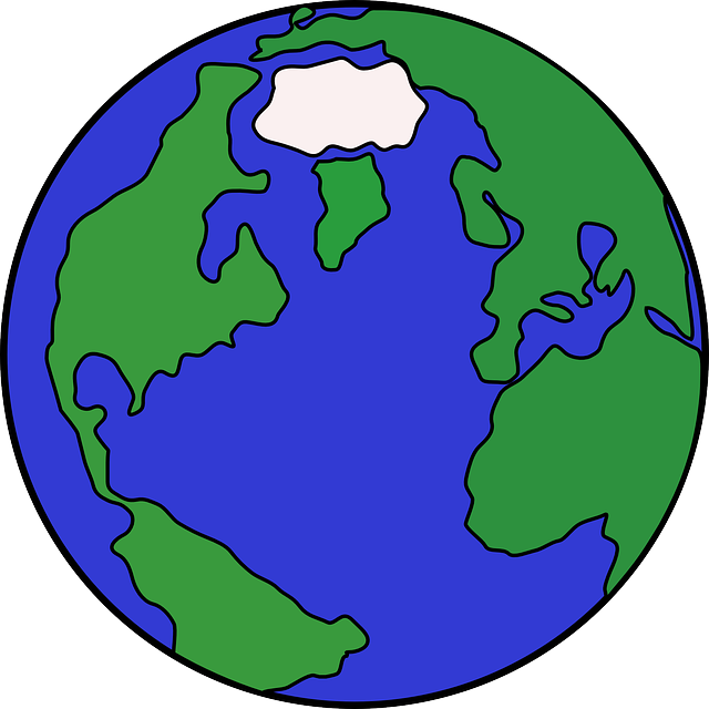 Earth Cartoon Png Clipart (green, beige, blue, white)