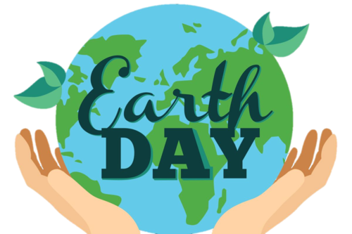 Earth Day Transparent Background (pink, gray, chocolate, black, silver)