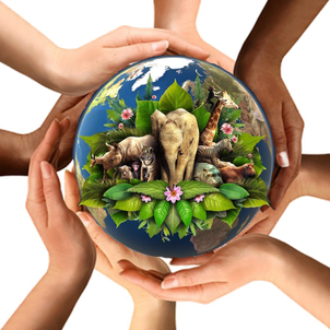 Earth In Hands Png Picture (black, gray, pink, white)