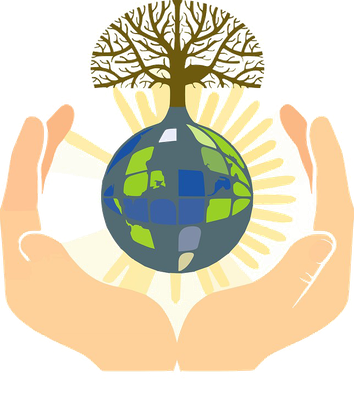 Earth In Hands Png Transparent Image (black, gray, beige, pink)