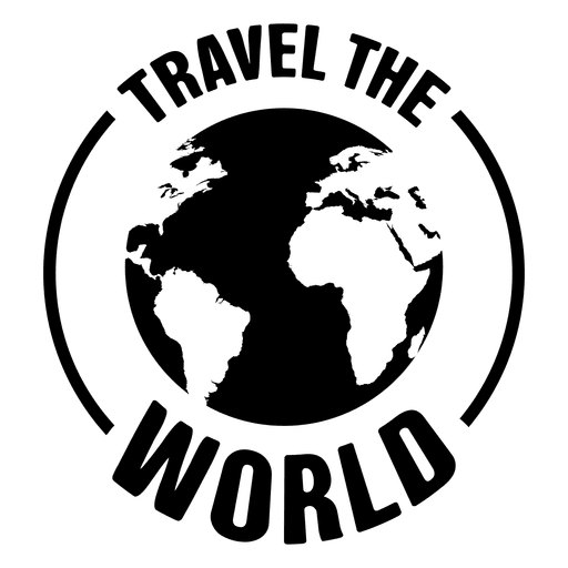 Earth Travel World Png Clipart (black, gray)