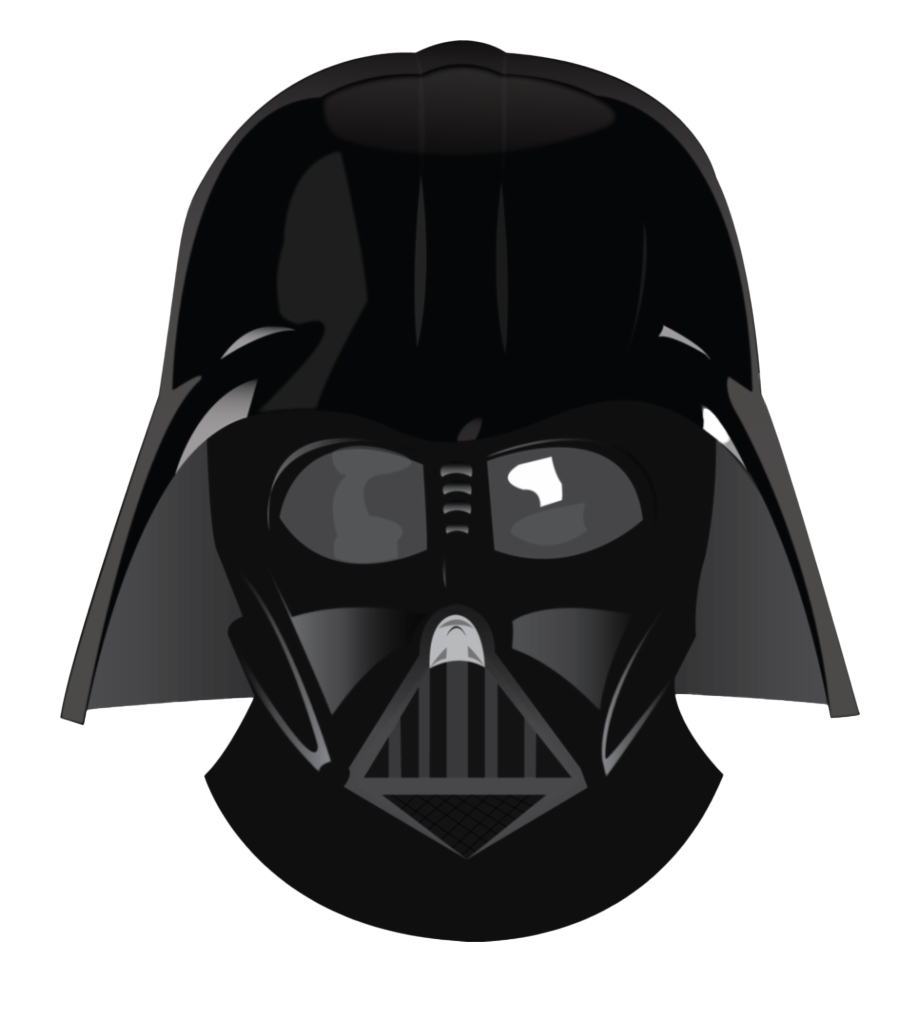 Darth Vader Helmet Png Image (black, white, indigo)