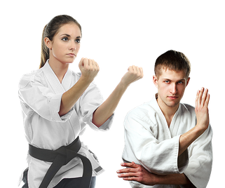 Martial Karate Male Fighter Png Photos (silver, lavender, black)