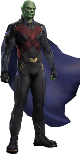 Martian Manhunter Png Clipart (black)