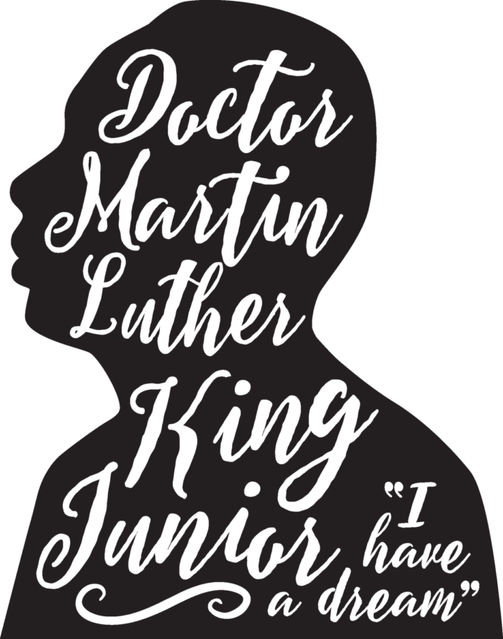 Martin Luther King Jr Png Image (white, black)