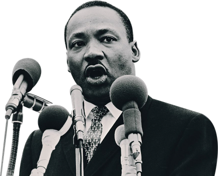 Martin Luther King Jr Png Isolated Pic (black)