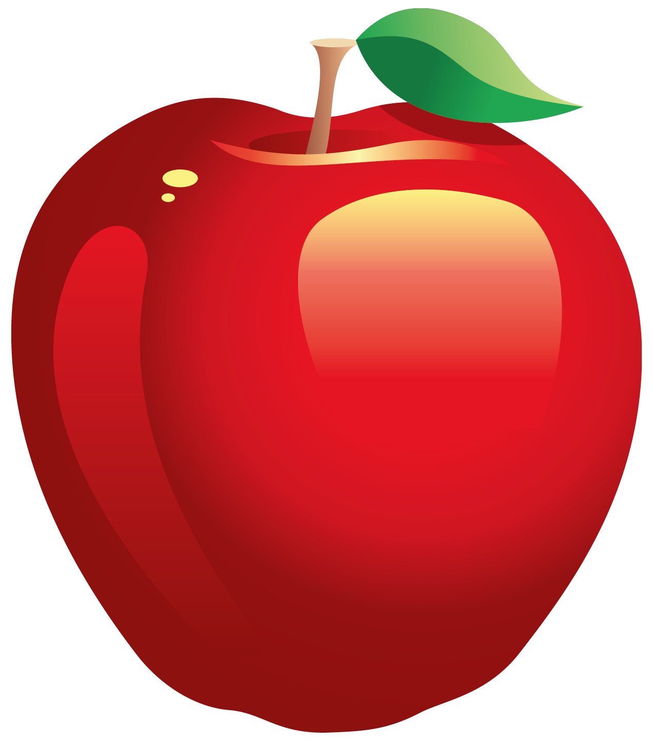 Cartoon Apple Png Picture (white, red, maroon)