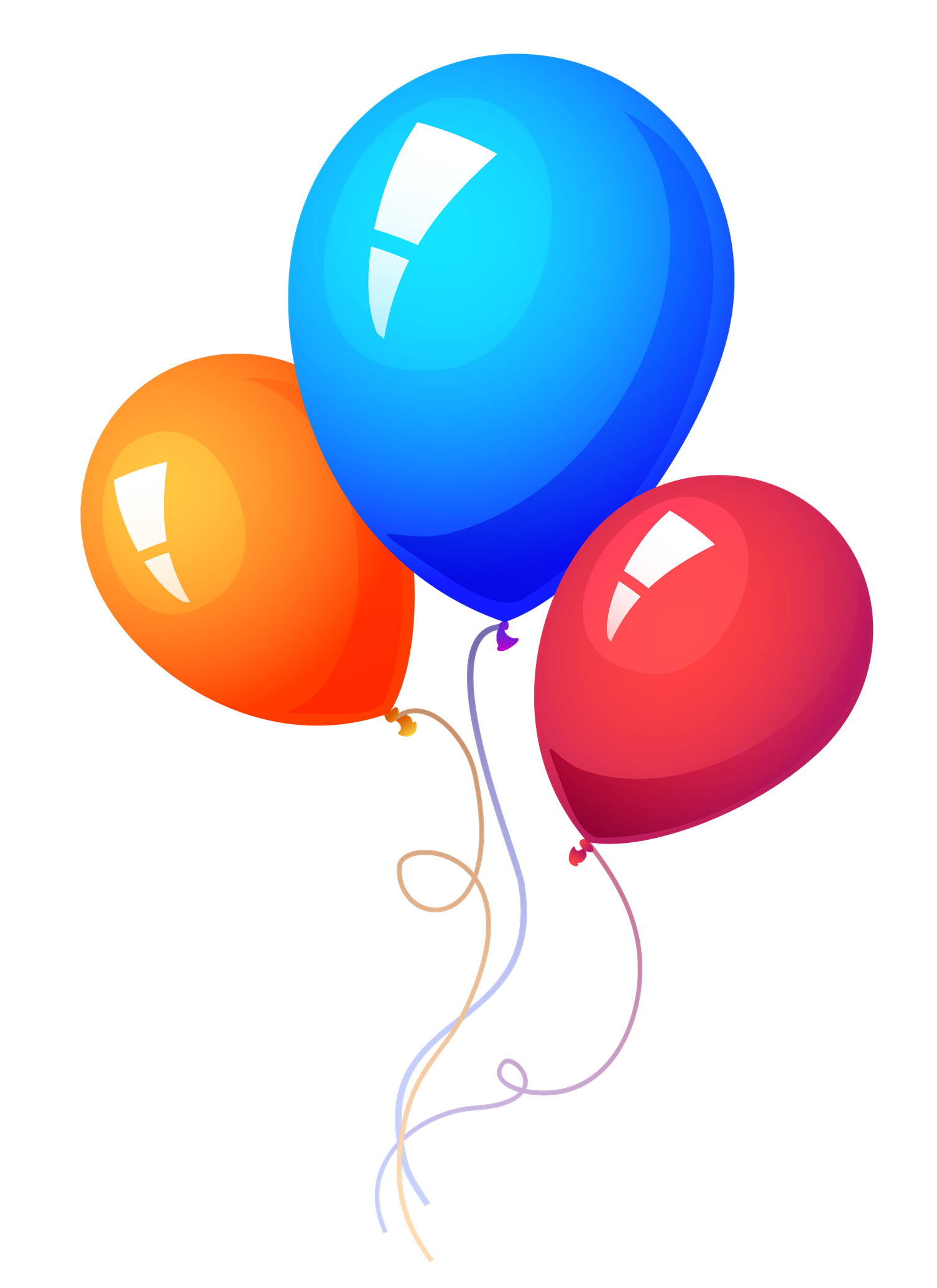 Cartoon Balloon Png File (black, white, greenish blue, salmon)