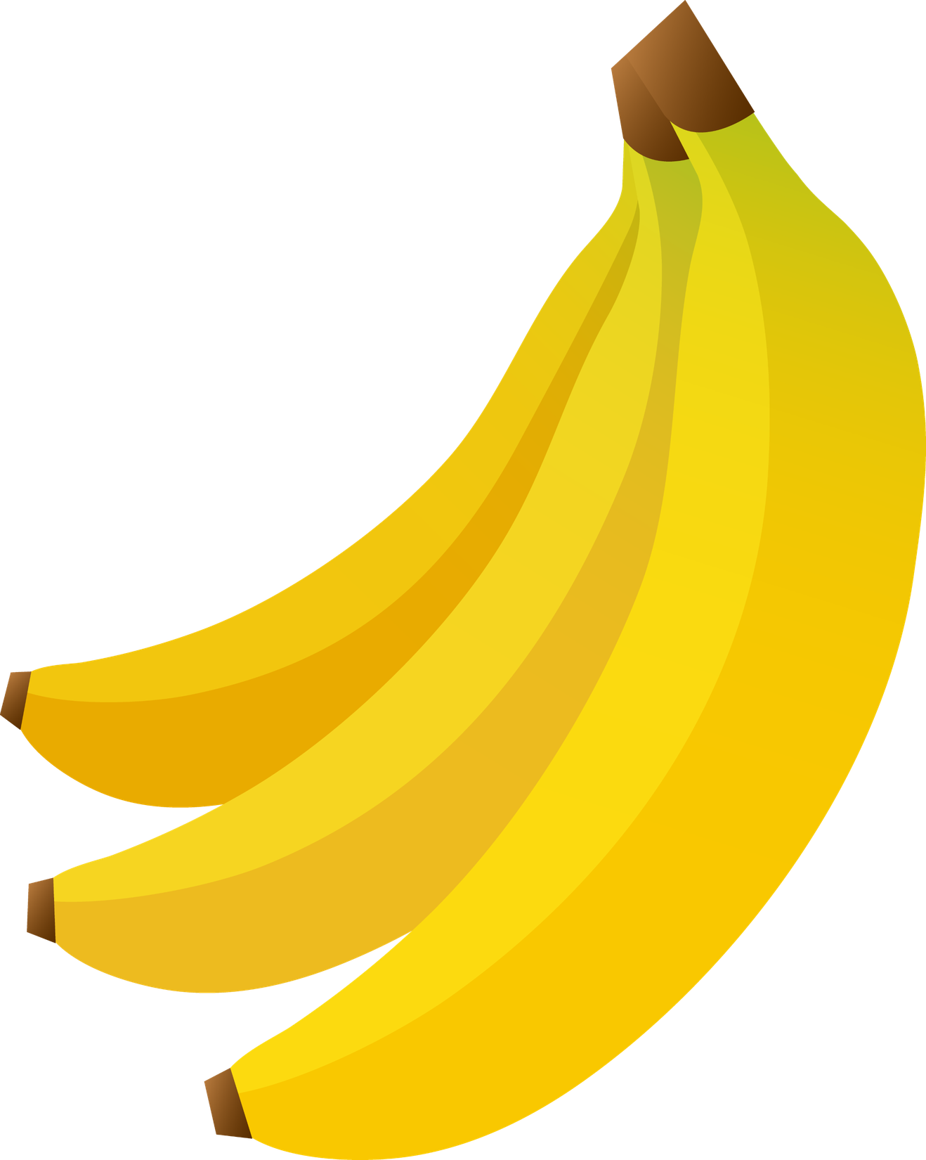 Cartoon Banana Png Photos (black, orange, gold)