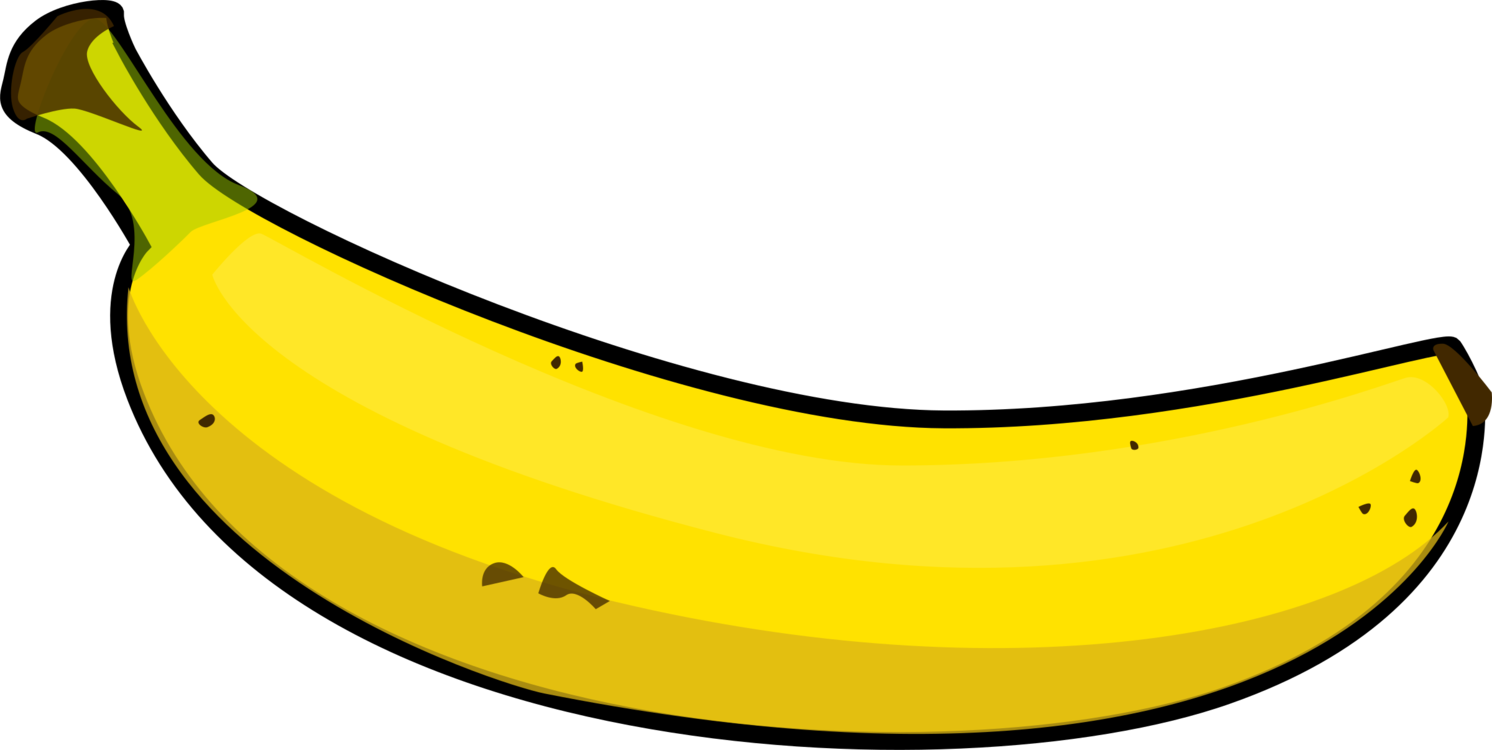 Cartoon Banana Png Pic (black, orange, yellow, gold)