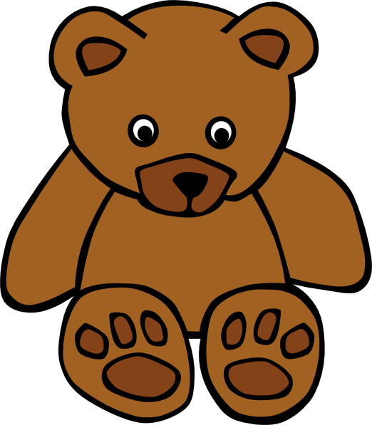 Cartoon Bear Png Clipart (white, chocolate, olive, black)