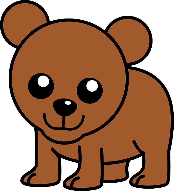 Cartoon Bear Png Picture (white, chocolate, black)