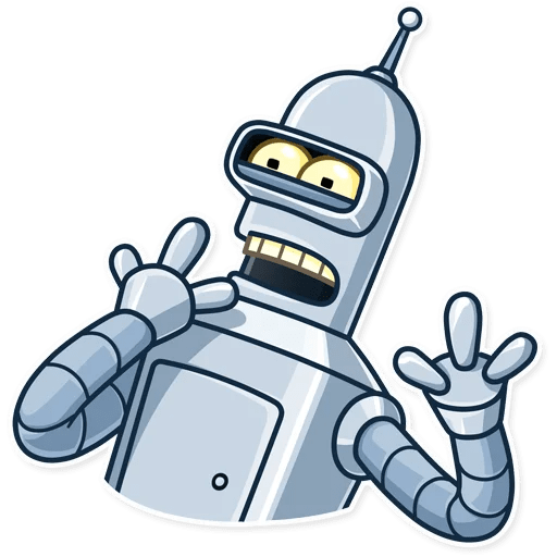 Cartoon Bender Png (lavender, silver, gray)