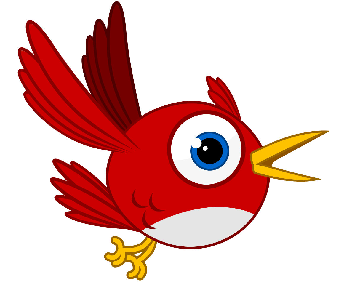 Cartoon Bird Png Hd (maroon, red, black, white, lavender)