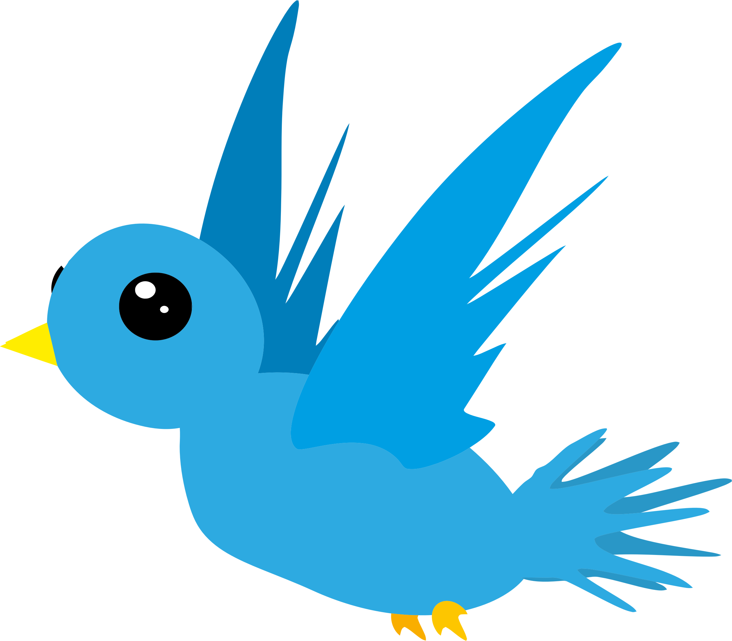 Cartoon Bird Png Isolated Pic (black, teal, greenish blue)