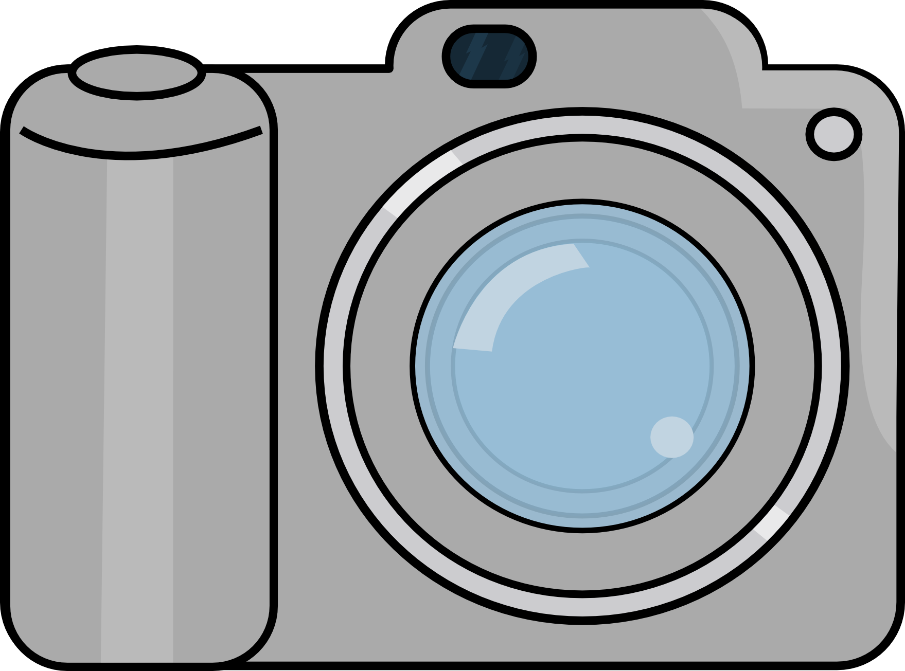 Cartoon Camera Png Photos (white, black, silver)