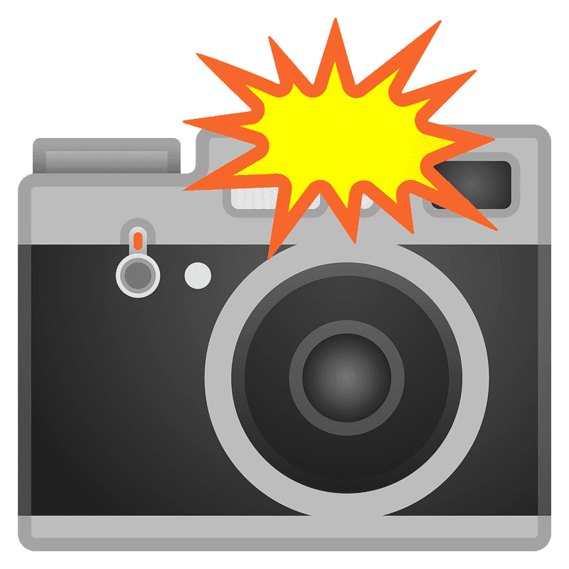 Cartoon Camera Png (black, gray, yellow, silver)