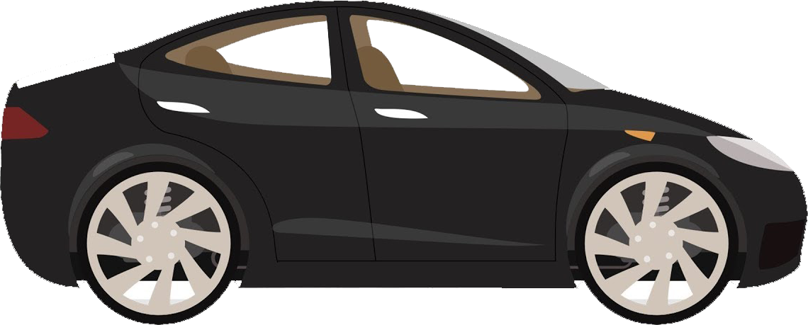 Cartoon Car Png Photo (indigo, black)