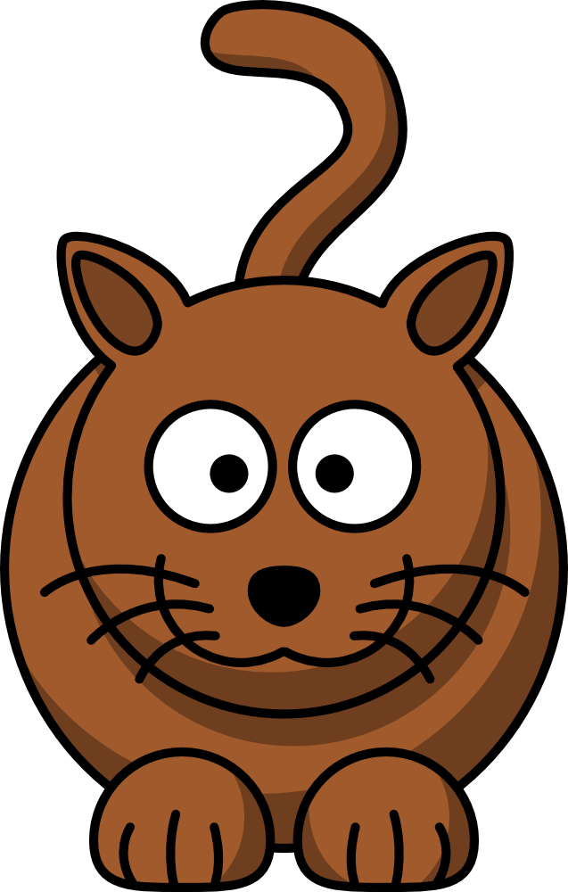 Cartoon Cat Png Hd Isolated (white, chocolate, maroon)