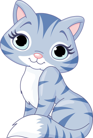 Cartoon Cat Png Hd (black, white, silver, gray)