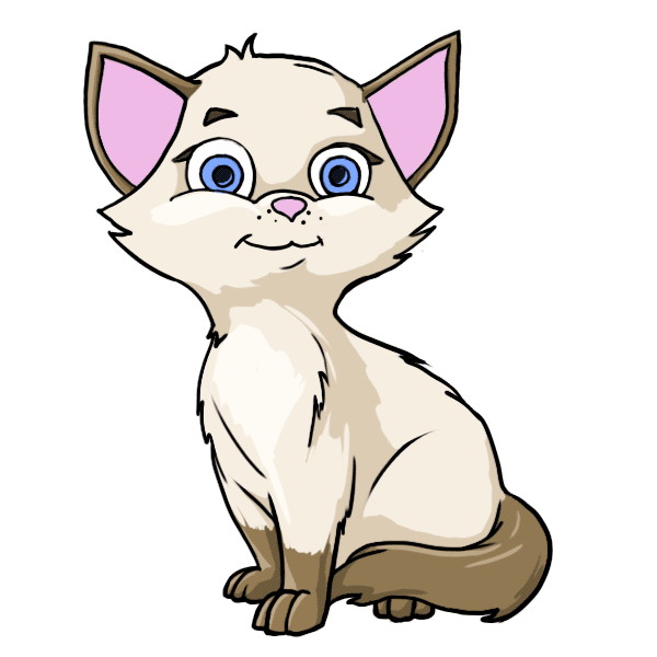 Cartoon Cat Png Isolated Hd (silver, white, beige, pink, gray)