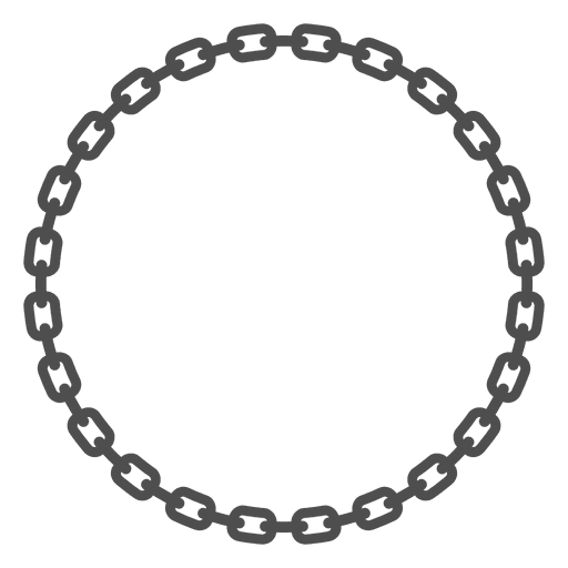 Cartoon Chain Png File (gray)