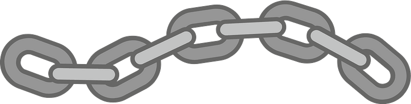 Cartoon Chain Png Hd (gray, silver)