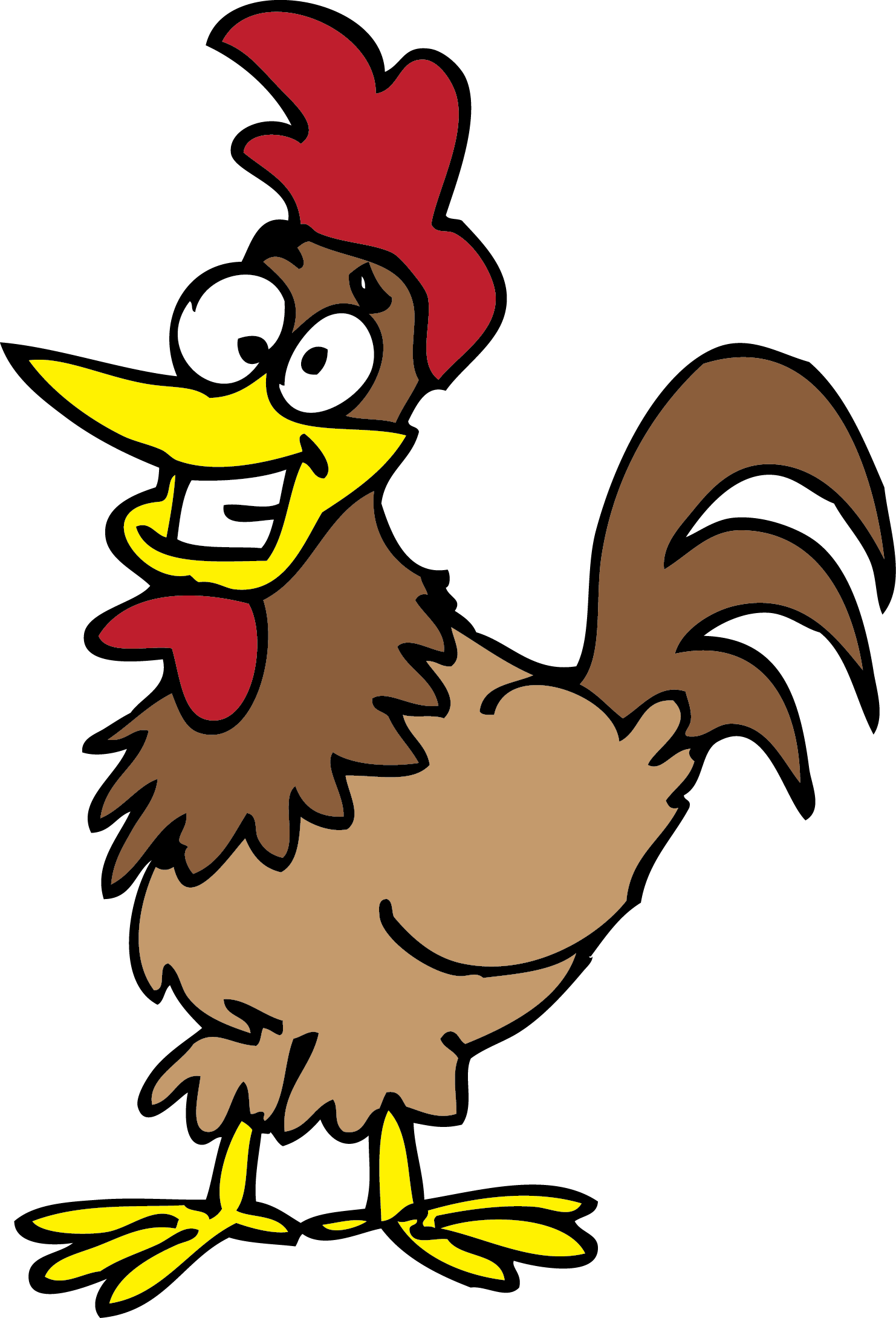 Cartoon Chicken Png Isolated File (chocolate, salmon, white, black, olive)